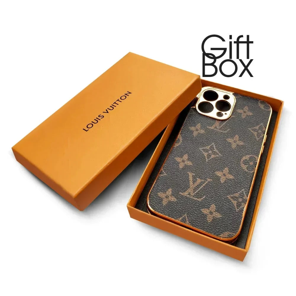 SOFT LUXURY IPHONE CASE WITH GOLDEN BORDER theroxymob