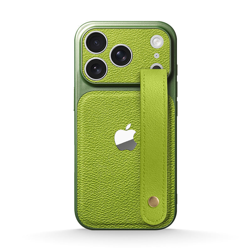 Leather Wristband Case for iPhone 13-18 Series