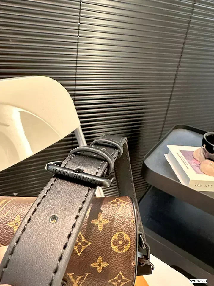 Luxury Brand Bag High-Quality Leather Monogram Pattern