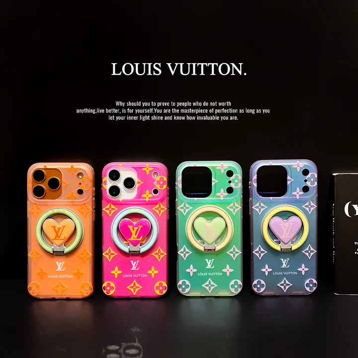Louis Vuitton Colorful Heart Magnetic Holder For iPhone 17-12