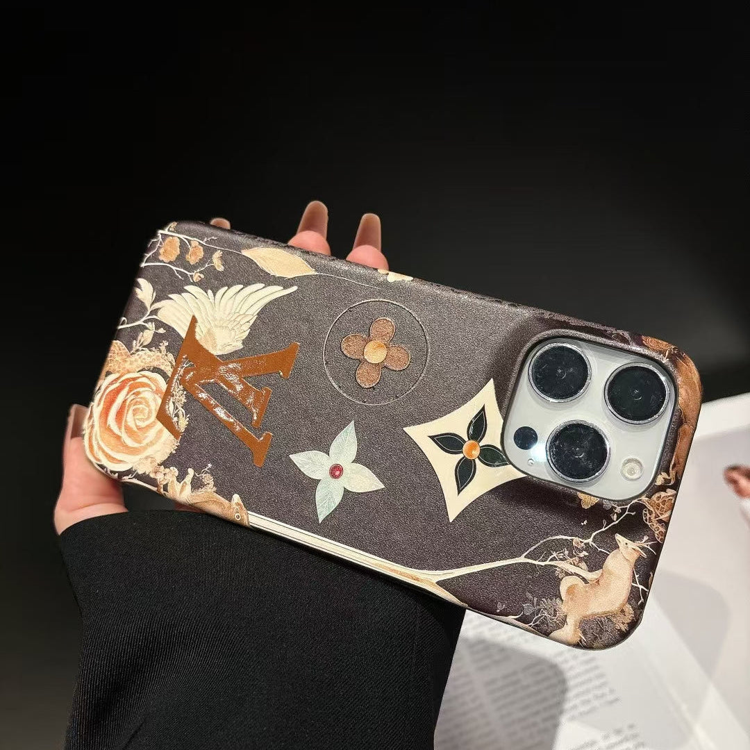PREMIUM CASE FLOWER FOR IPHONE 16 15 14 13