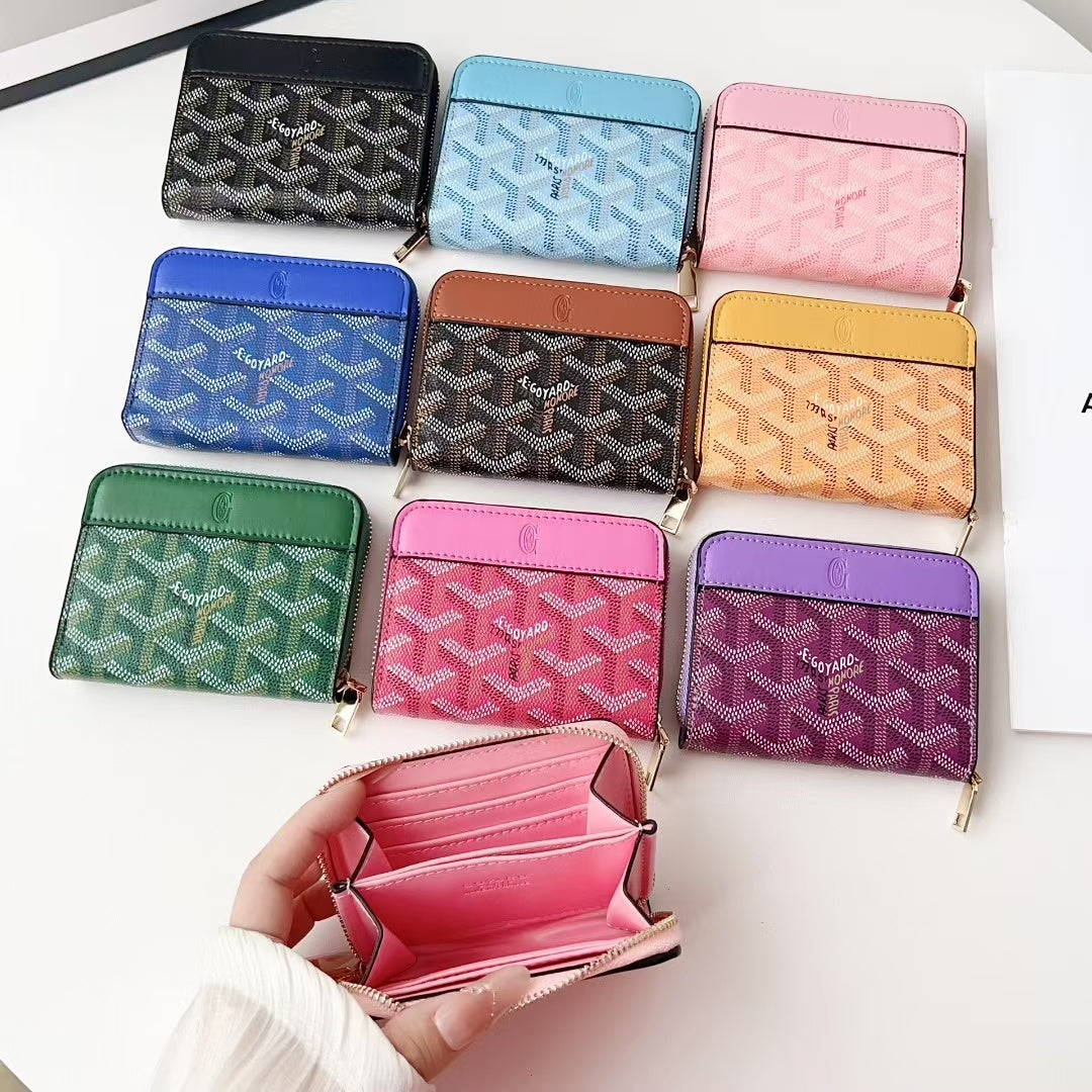 GYD Luxurious Multi-Slot Compact Zip Wallet