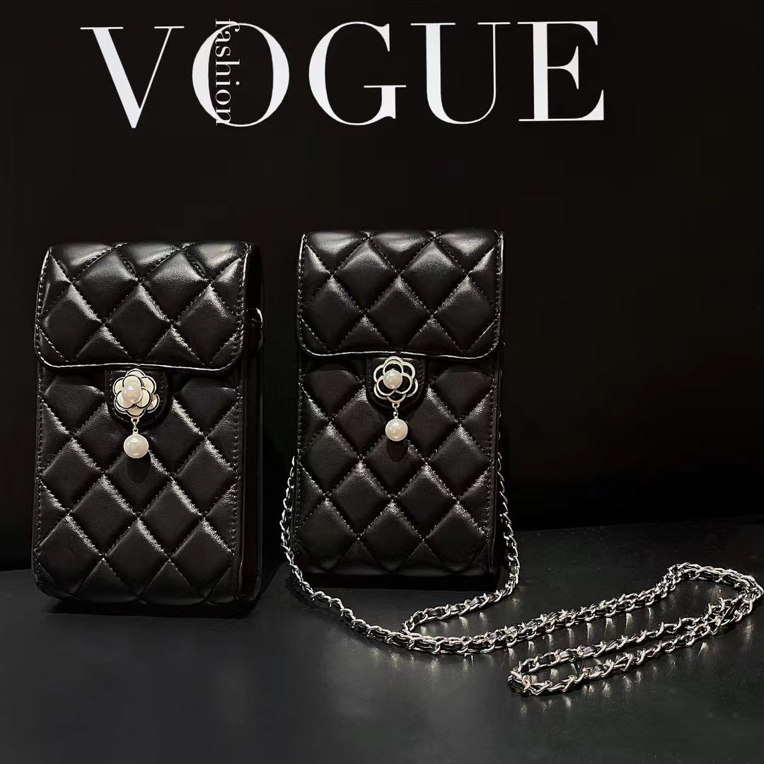 Luxury Genuine Leather Crossbody Phone Bag