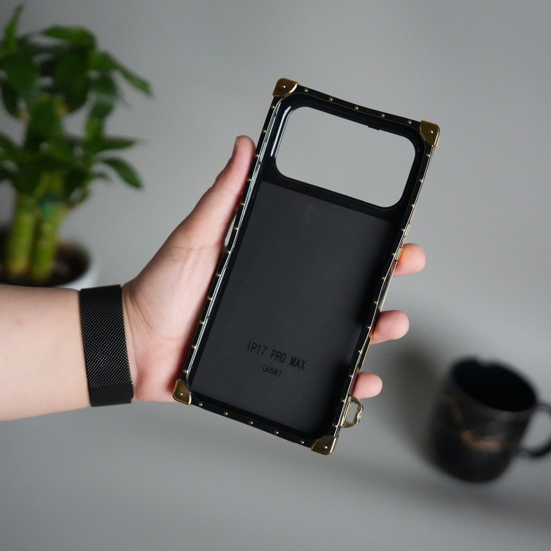 Luxury Brand Shiny Trunk Case For iPhone 12-18 Pro & Pro Max