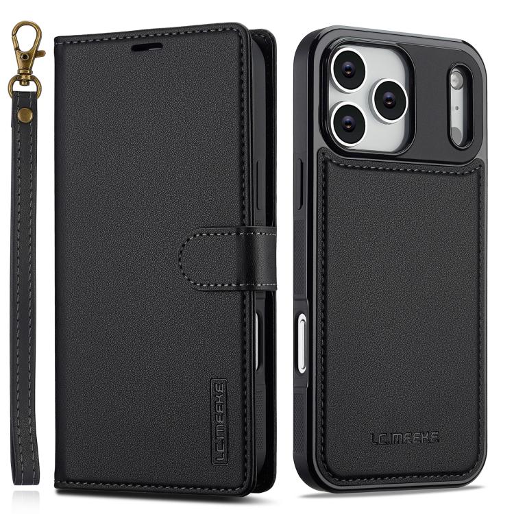 Detachable Magsafe PU Phone Case with Lanyard For iPhone 17 / 16 / 15 / 14
