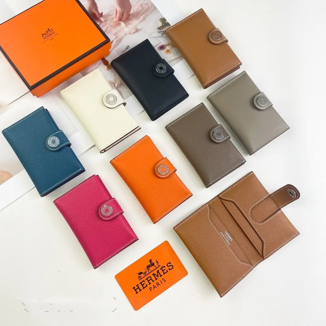 Luxury HRMS Calfskin Card Holder