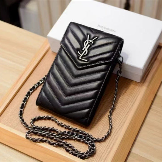 Elegant GG genuine leather crossbody bag