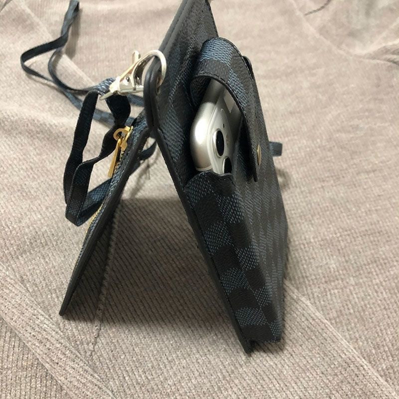 Elegant LV genuine leather crossbody bag