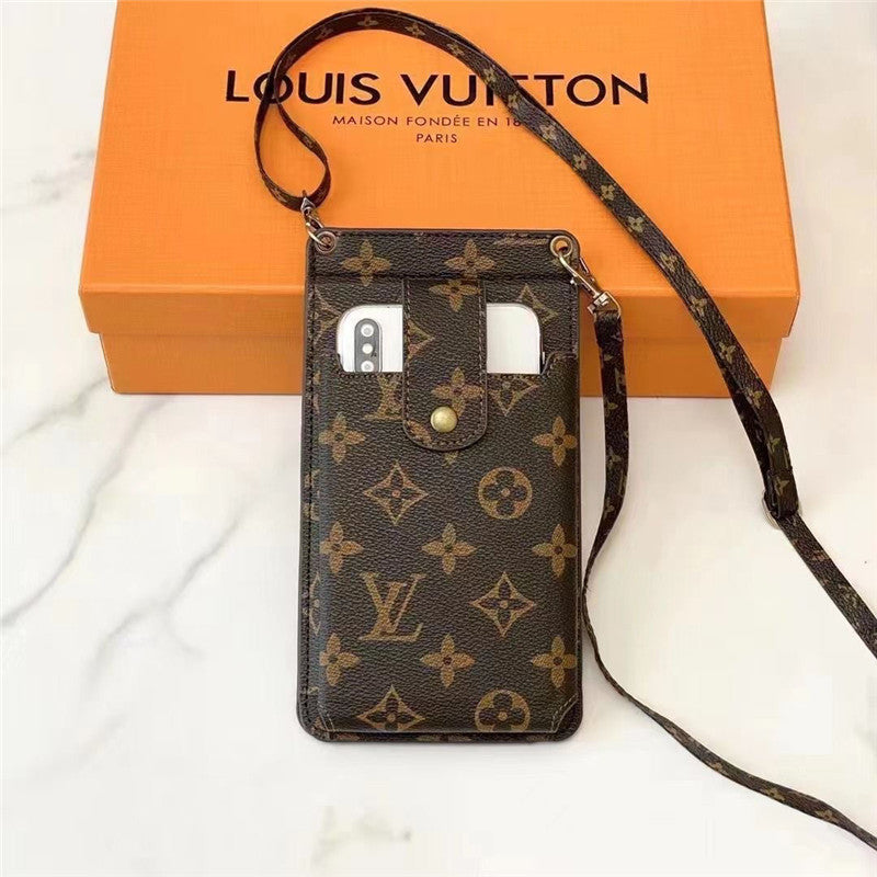 Elegant LV genuine leather crossbody bag