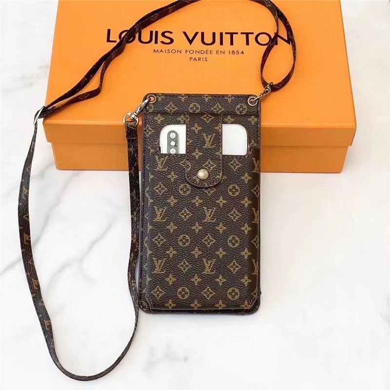 Elegant LV genuine leather crossbody bag