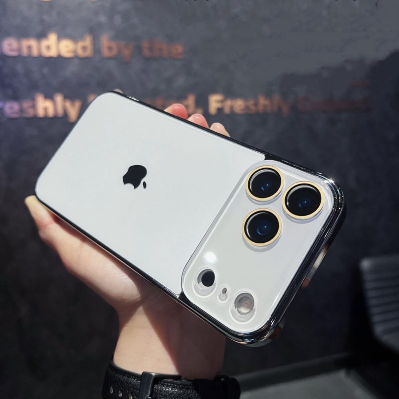 GLASS CAMERA LENS SHELL CASE FOR IPHONE 17 / 16 / 15 / 14