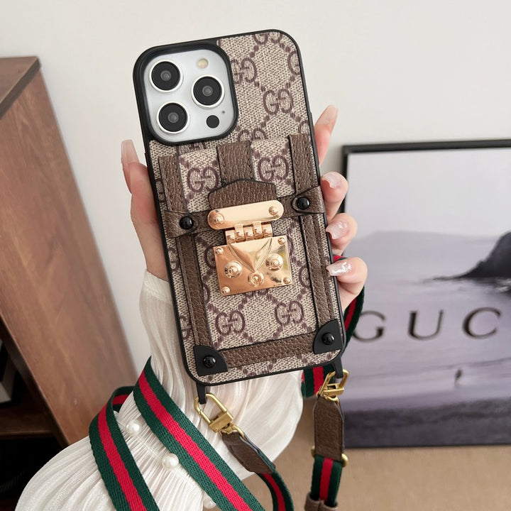 CARD BAG CHAIN CLASSIC IPHONE CASE