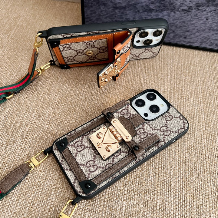 CARD BAG CHAIN CLASSIC IPHONE CASE