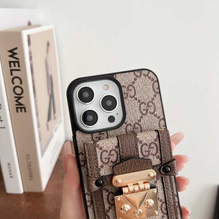 CARD BAG CHAIN CLASSIC IPHONE CASE