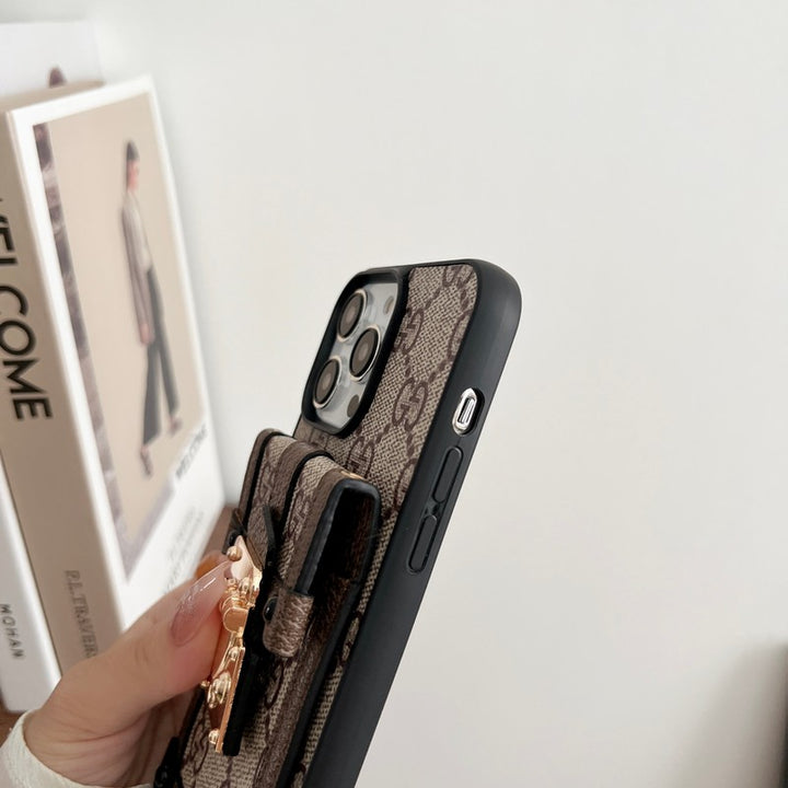 CARD BAG CHAIN CLASSIC IPHONE CASE
