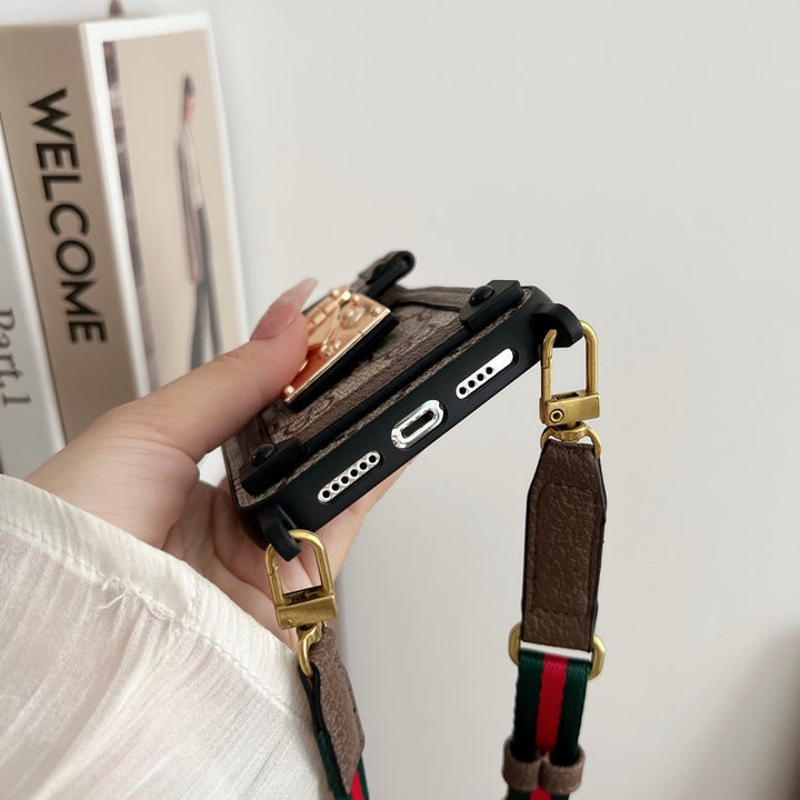 CARD BAG CHAIN CLASSIC IPHONE CASE