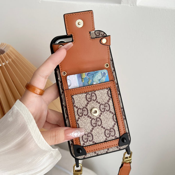 CARD BAG CHAIN CLASSIC IPHONE CASE