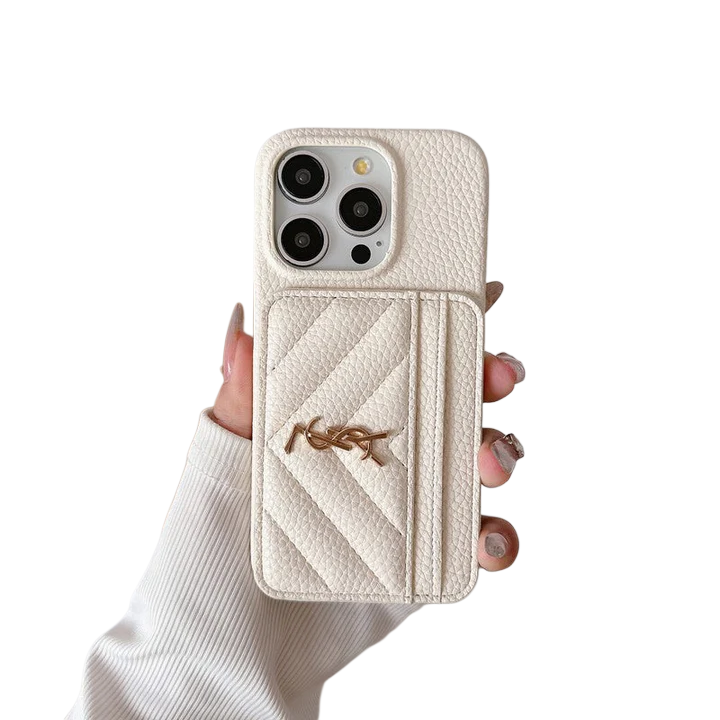 Saint Card Bag Leather iPhone Case