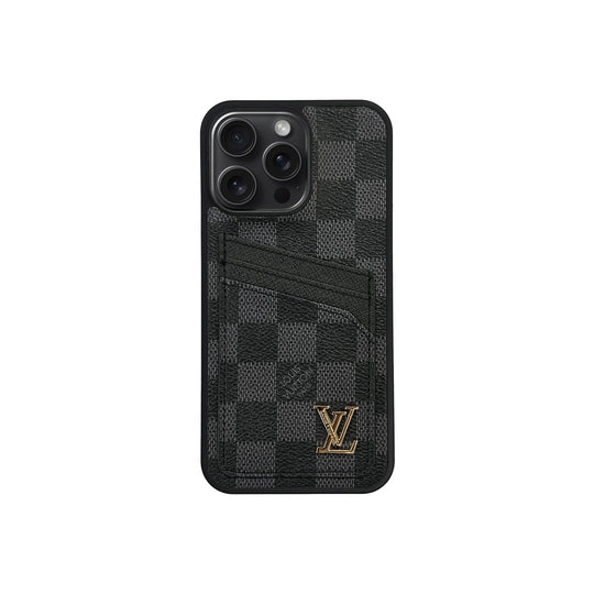 LV Brown Classic MagSafe Case for iPhone 12-17 Series