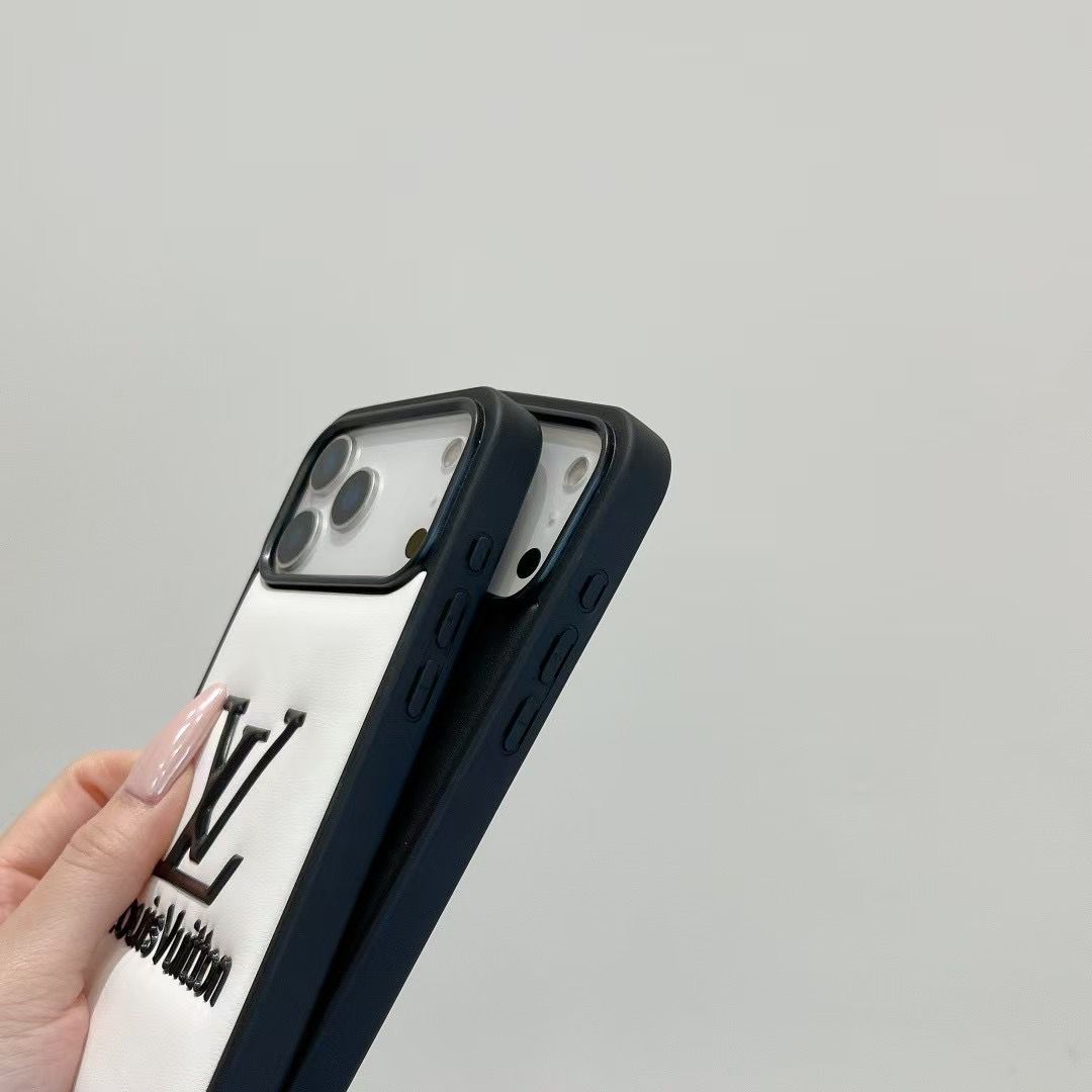 Luxury LV Leather Ultra-Slim Cover For iPhone 14-18 Pro & Pro Max