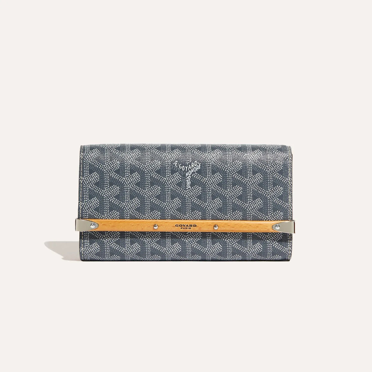 Goyardine Canvas & Vauzelles Calfskin Yellow Cotton Lining