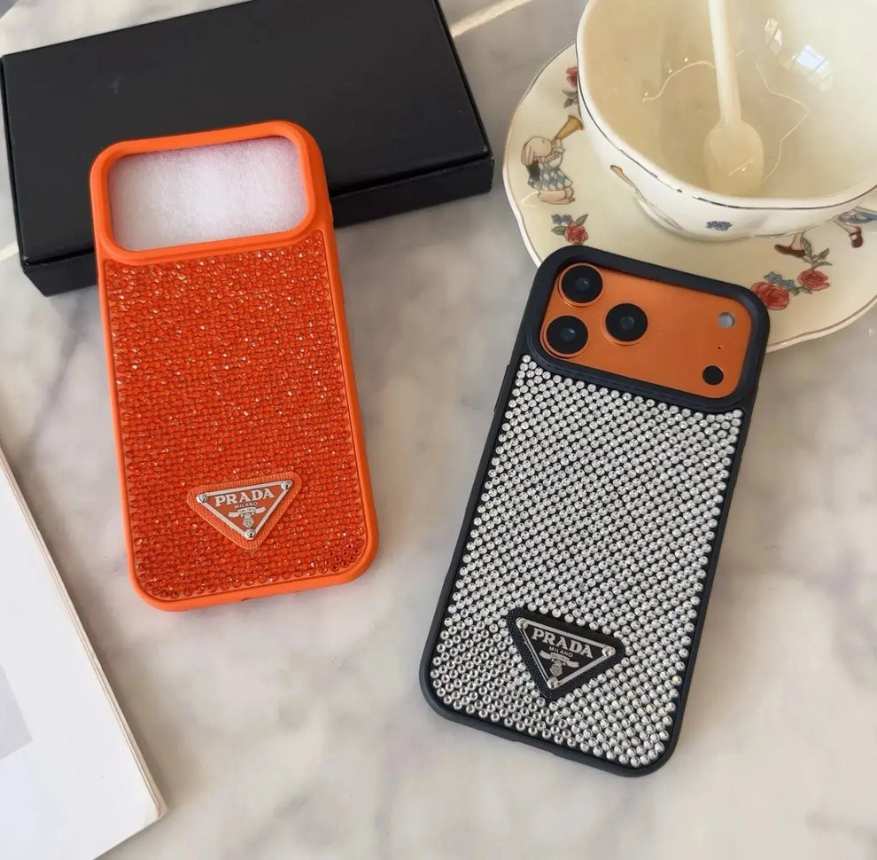 Haute Crystal Embellished Phone Case For iPhone 13-18 Pro & Pro Max