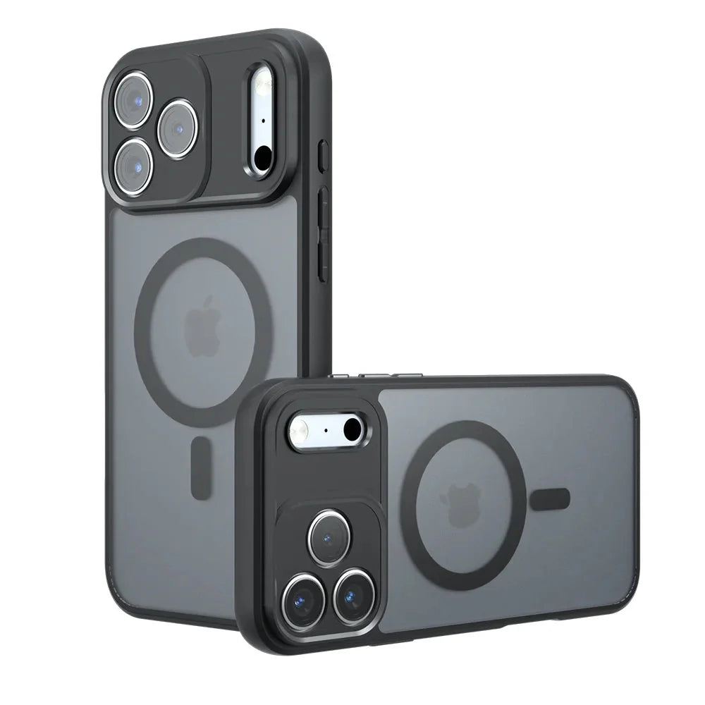 Luxury For Magsafe Matte Translucent Magnetic Phone Case Lens Protection Back Cover For iPhone 17 /16 /15 THEROXYMOB