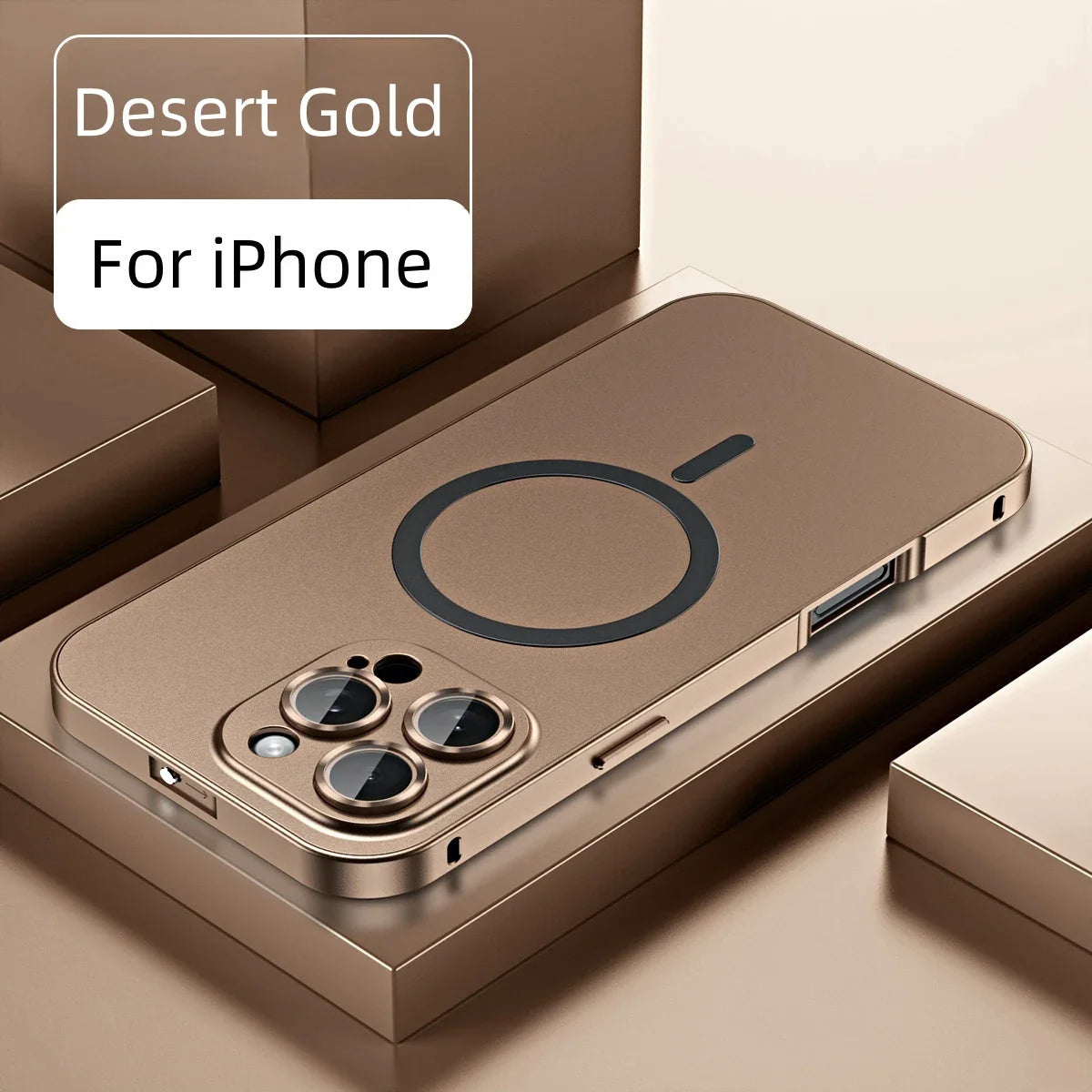 Aluminum Metal MagSafe Case For iPhone 16 15 14