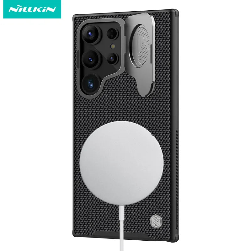 Magsafe Case Nillkin Textured Nylon Fiber Magnetic CaseFor Samsung S24 Series