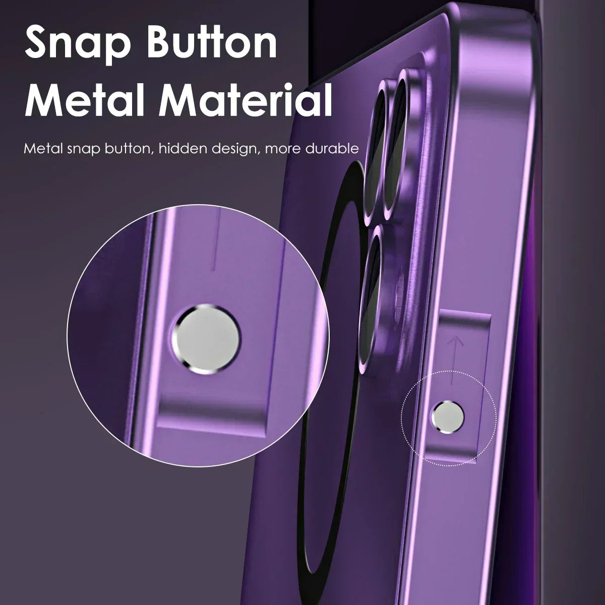 Aluminum Metal MagSafe Case For iPhone 16 15 14