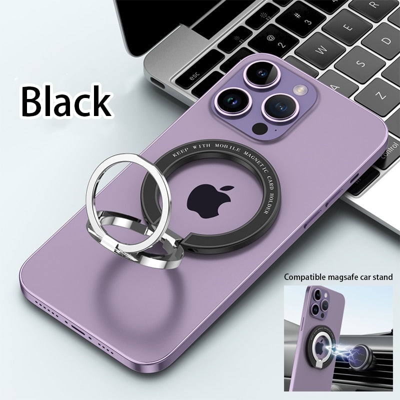 Magnetic Cell Phone Ring Holder MagSafe Removable For iPhone 14 13 - theroxymob