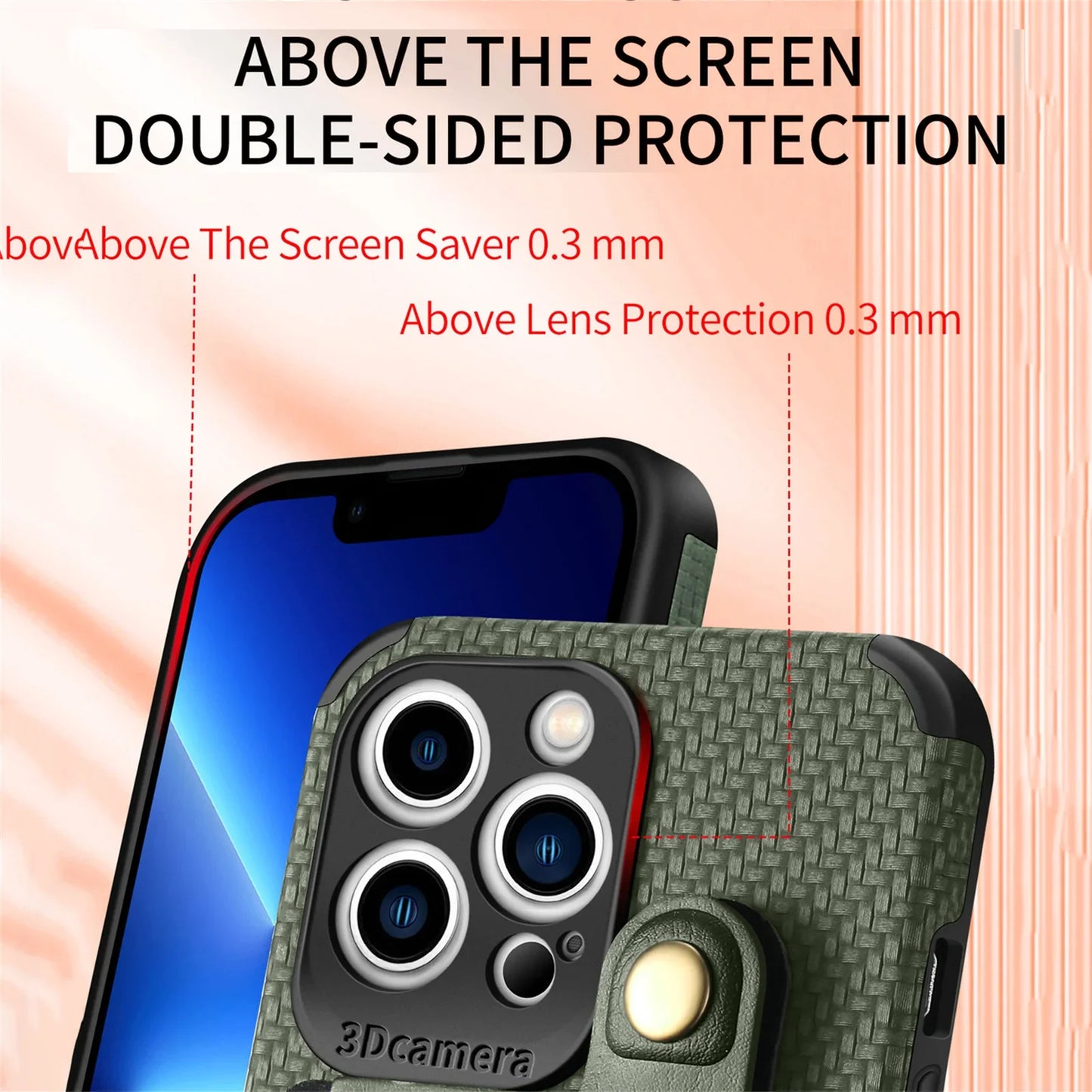 Carbon Fiber Wallet Flip Card Holder Phone Case for iPhone 16 15 14