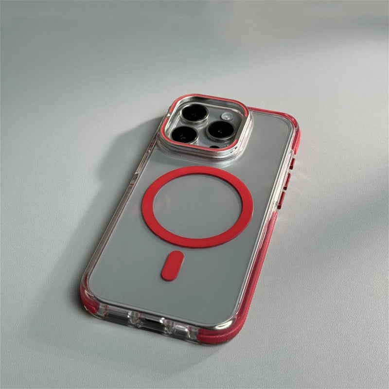 Magsafe Invisible Stand Phone Case For iPhone 16 / 15 / 14