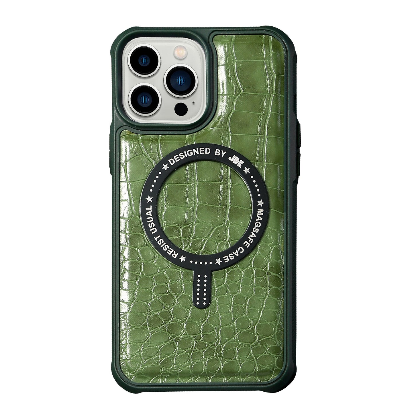 Magnetic Leather Case For iPhone 14 13 12 series - theroxymob