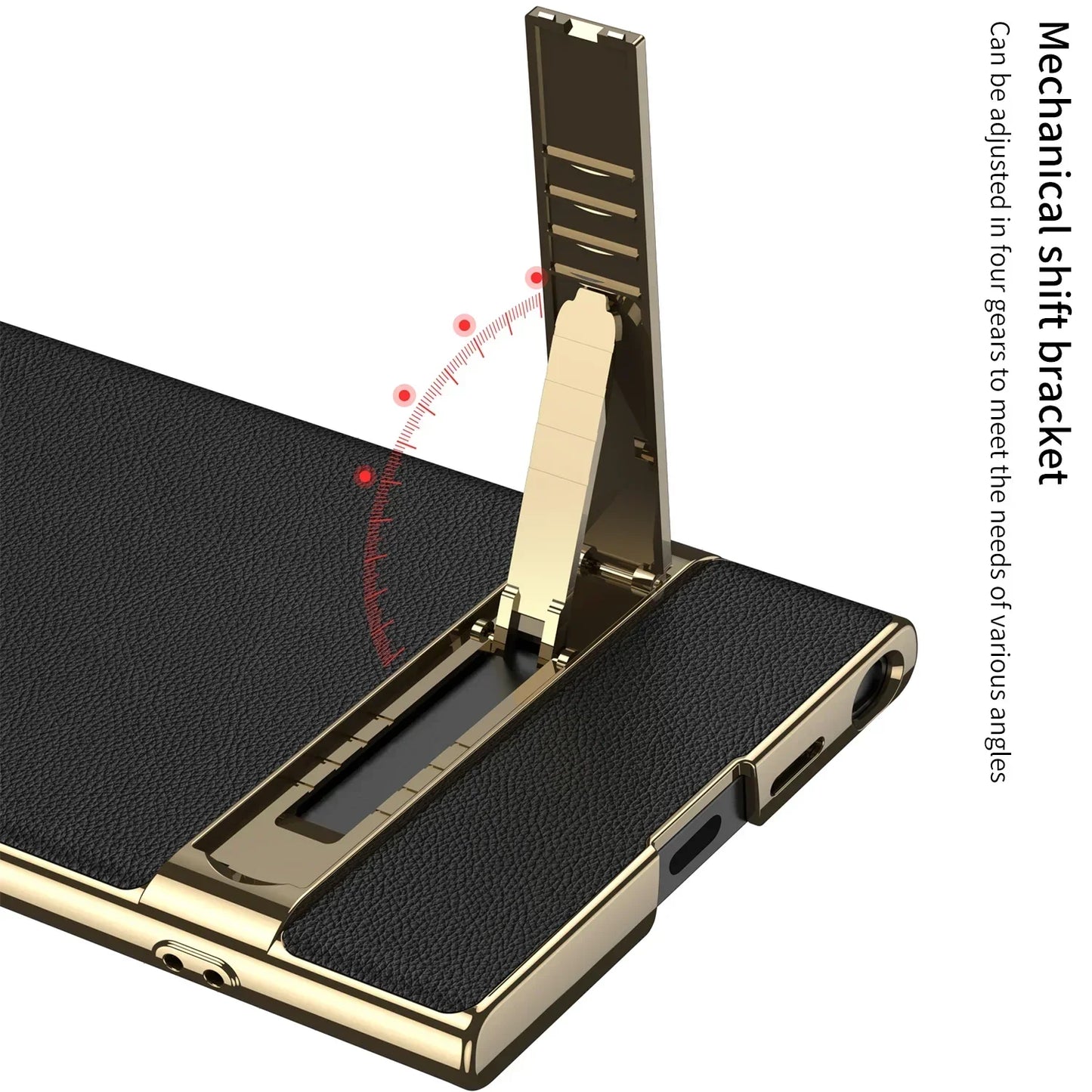 Case Luxury Electroplated Gold Border Plain For Samsung S24 Series
