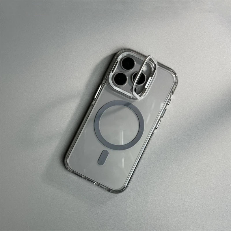 Magsafe Invisible Stand Phone Case For iPhone 16 / 15 / 14