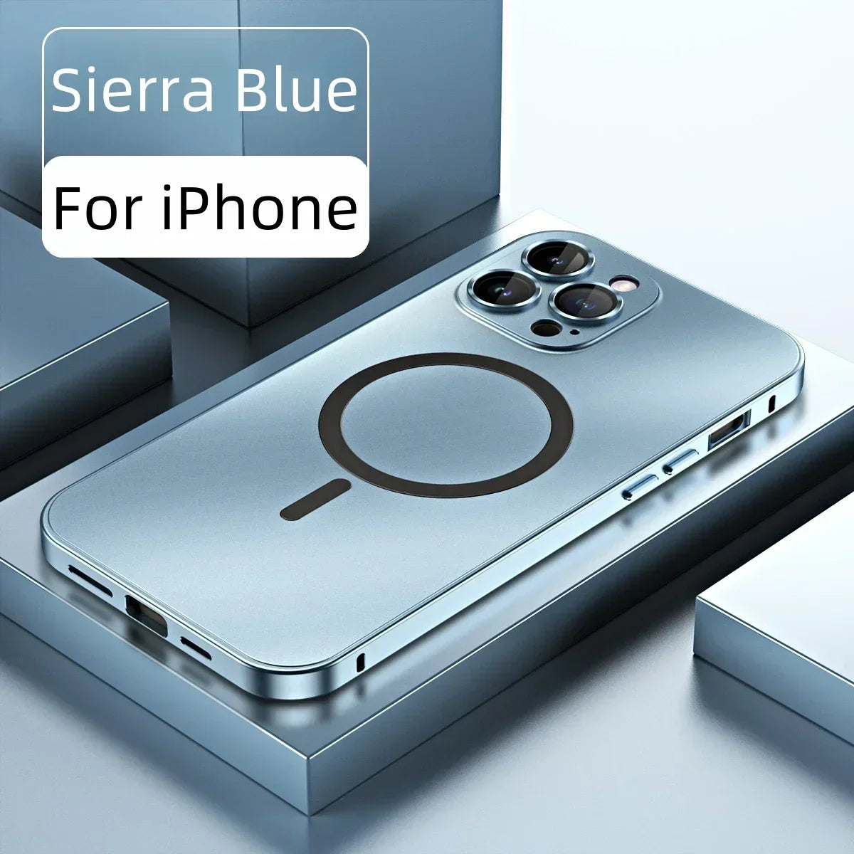 Aluminum Metal MagSafe Case For iPhone 16 15 14