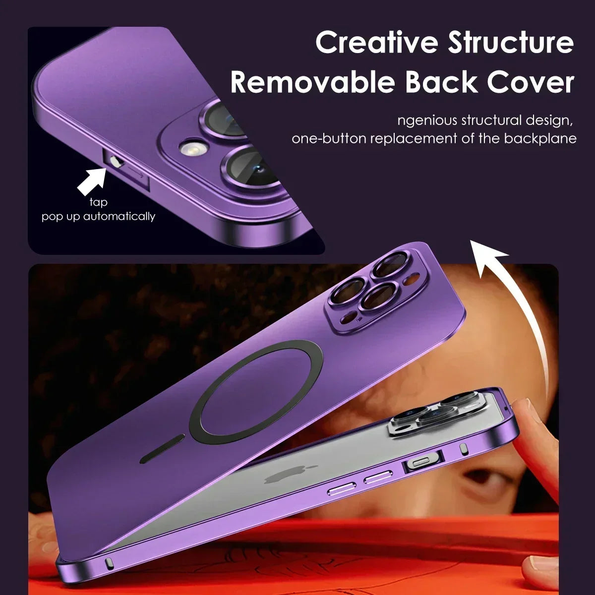 Aluminum Metal MagSafe Case For iPhone 16 15 14