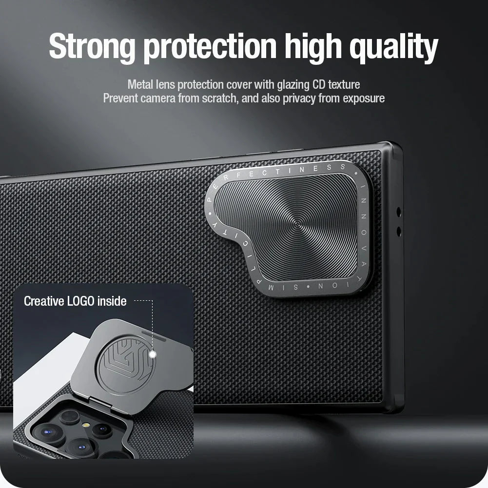 Magsafe Case Nillkin Textured Nylon Fiber Magnetic CaseFor Samsung S24 Series