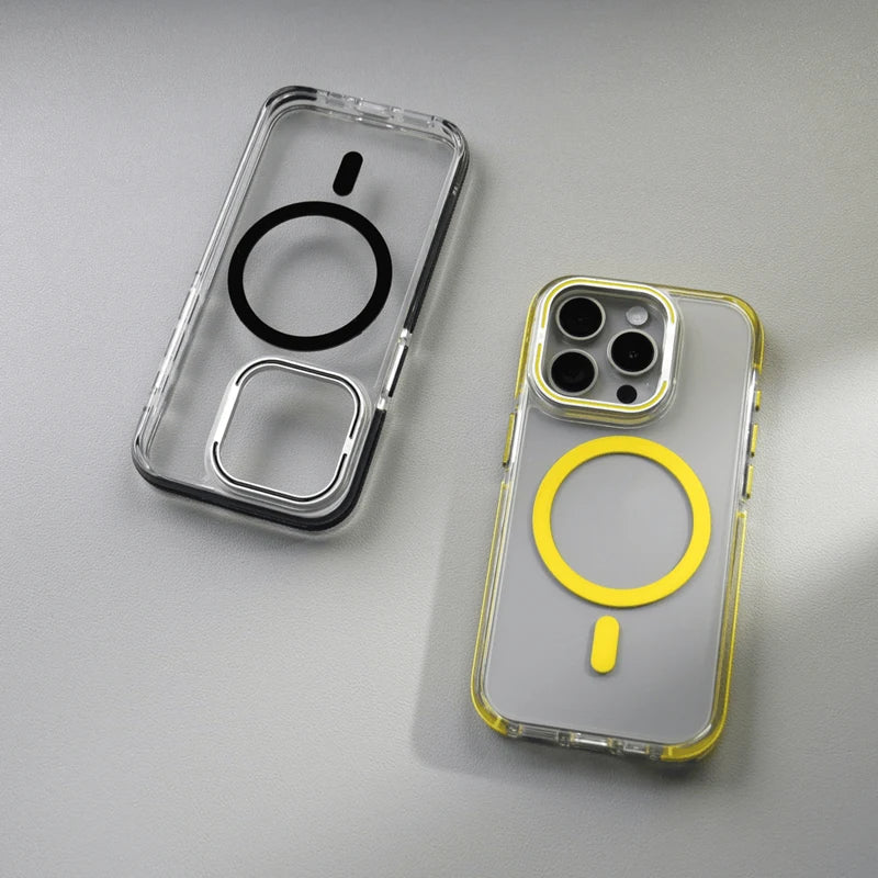 Magsafe Invisible Stand Phone Case For iPhone 16 / 15 / 14