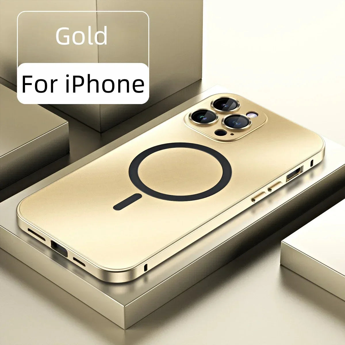 Aluminum Metal MagSafe Case For iPhone 16 15 14