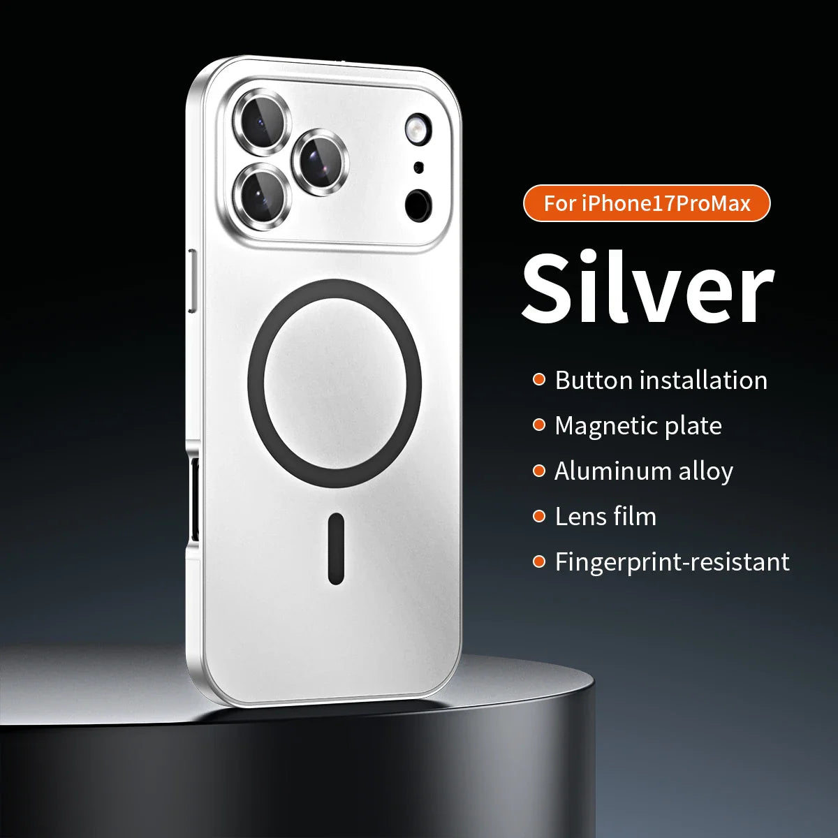 Luxurious Aluminium Magnetic Phone Case Lens Glass Protective For iPhone 17/ 16/ 15/ 14