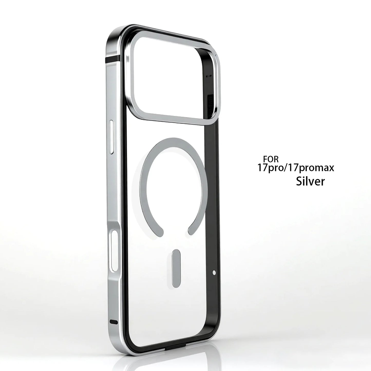 High-End Metal Frame Phone Case Magnetic Charging HD For iPhone 17 / 16 / 15 / 14