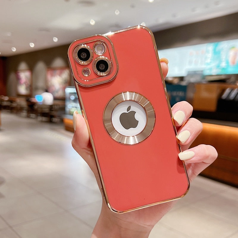 Luxury Soft Electroplated Phone Case For iPhone 13 Series - theroxymob