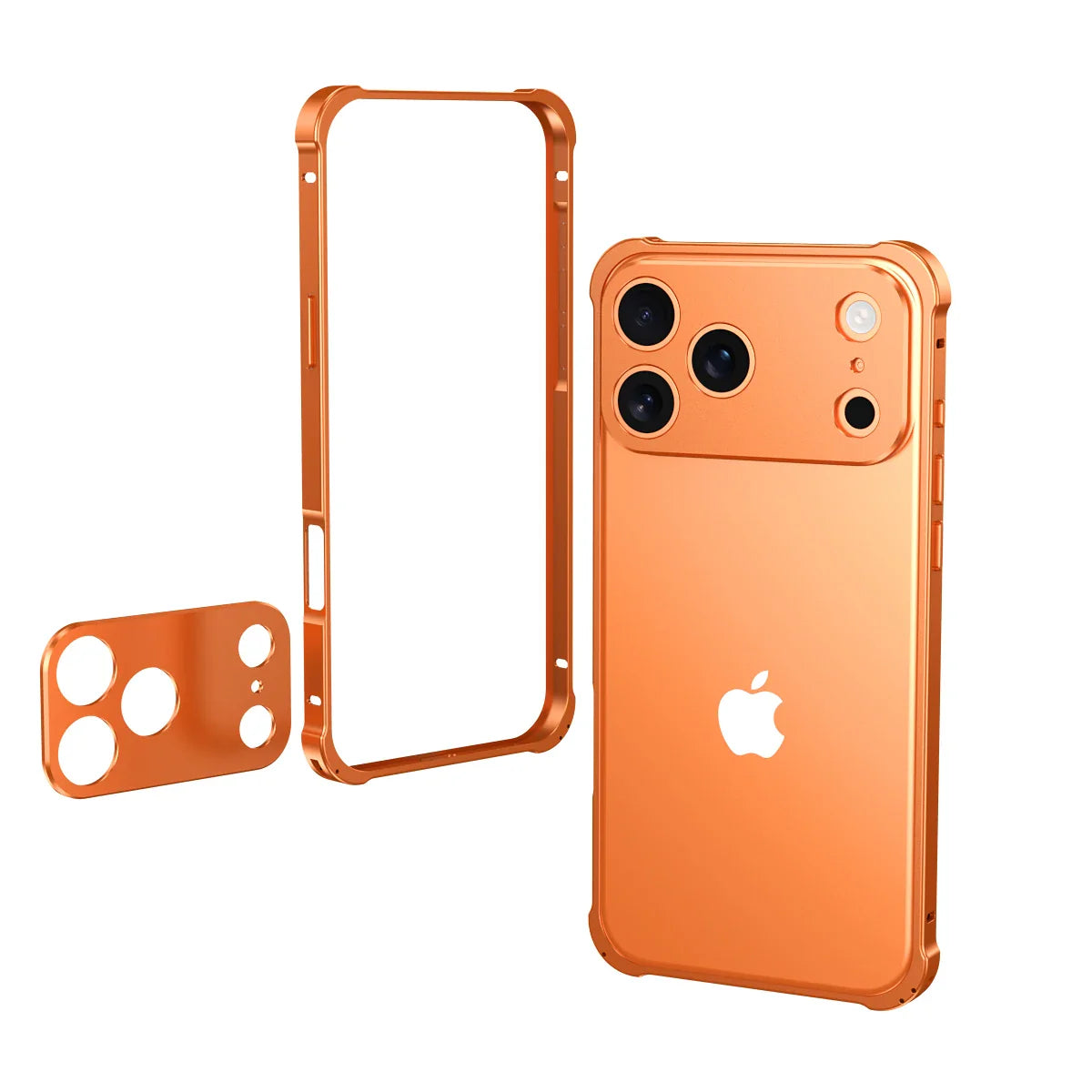 Metal Bumper Case Alloy Lens Strong Anti-Fall Heat Dissipation Cover For iPhone 17 Series