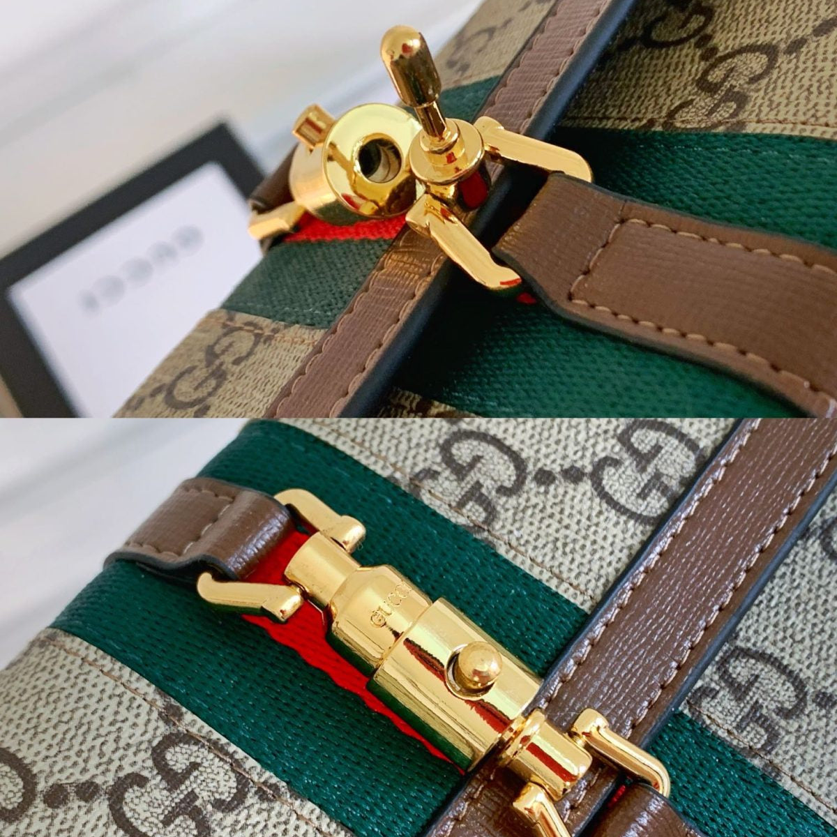 Supreme Canvas GUCCI Chain Wallet Bag