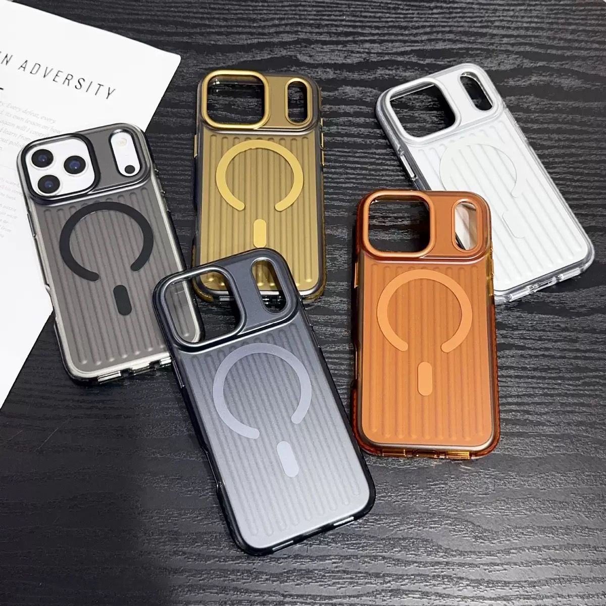 Orinox Sleek Corrugated Magsafe Case For iPhone 17 / 16 / 15 / 14