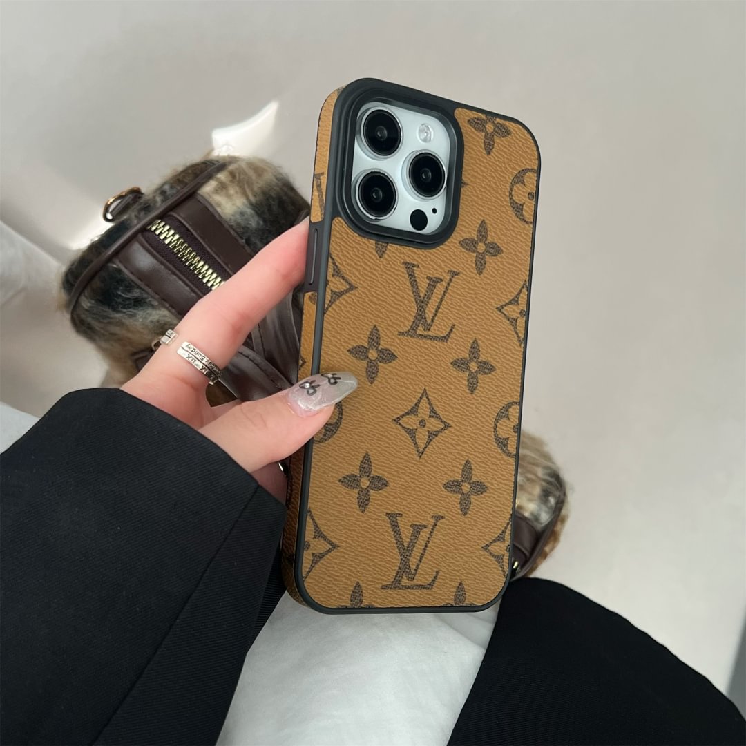Luxury Brand Leather Case For iPhone Series
