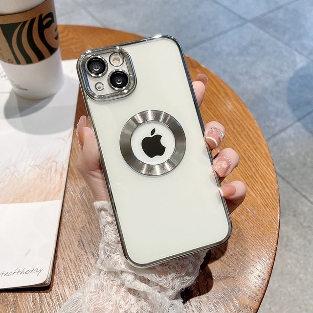 Luxury Plating Pattern Clear Soft Cover - theroxymob