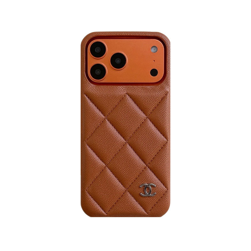 CHN Classic Diamond Quilted Leather Case